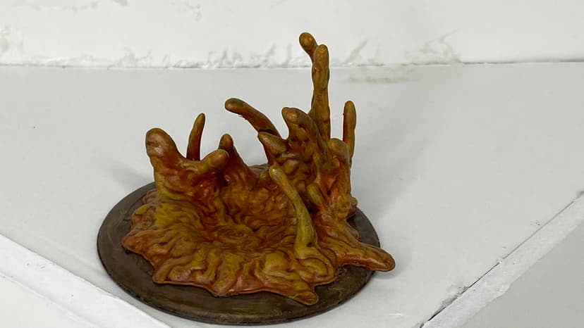 An Orange / Red Ooze I painted for some dungeon adventures