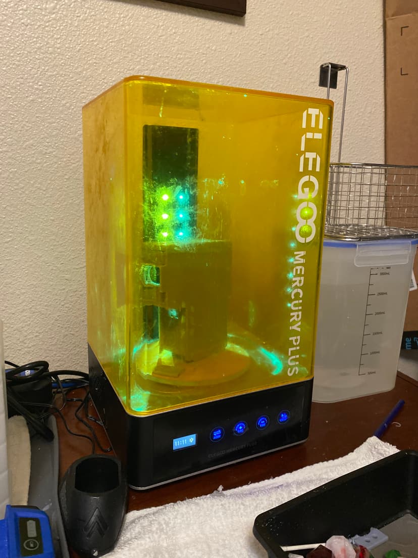 My Elegoo Mercury Plus Cure & Wash Station
