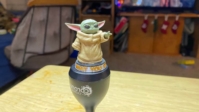 Grogu 3D Printed Mini
